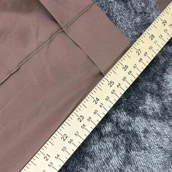 Athleta High-Rise Cardiff Pants Cuffed Pleated Belted Women's 10 Brown Pockets - Picture 7 of 12